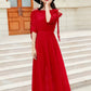 Cute chiffon A line girl dress summer dress  1187