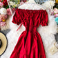Fashion girl dress A line summer dress  1239