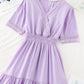 Women's dress A line v neck lace dress  1136