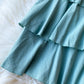 Midi-Maxi-Sommerkleid mit V-Ausschnitt und Spaghettiträgern 1231