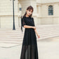 Cute chiffon A line girl dress summer dress  1187