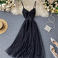 Fashion dress A line v neck tulle sequins dress summer dress  1242