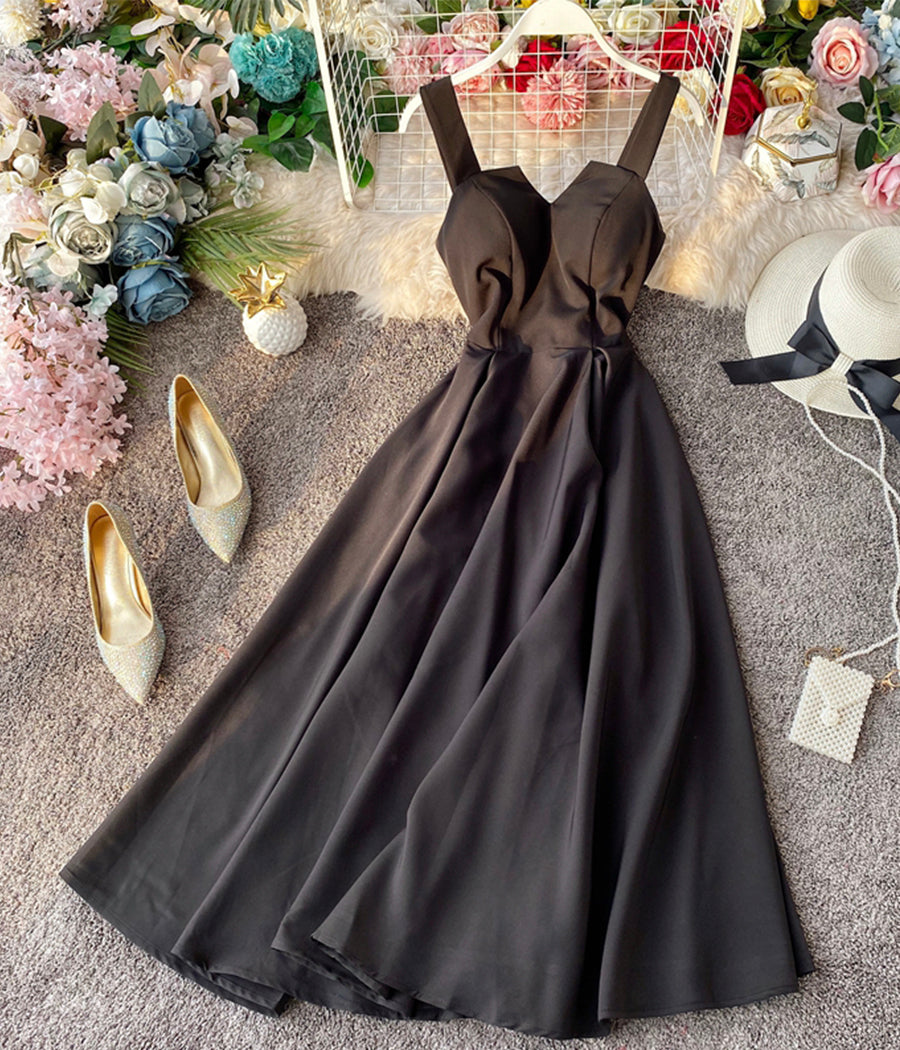 A line backless dress women's dress  1225