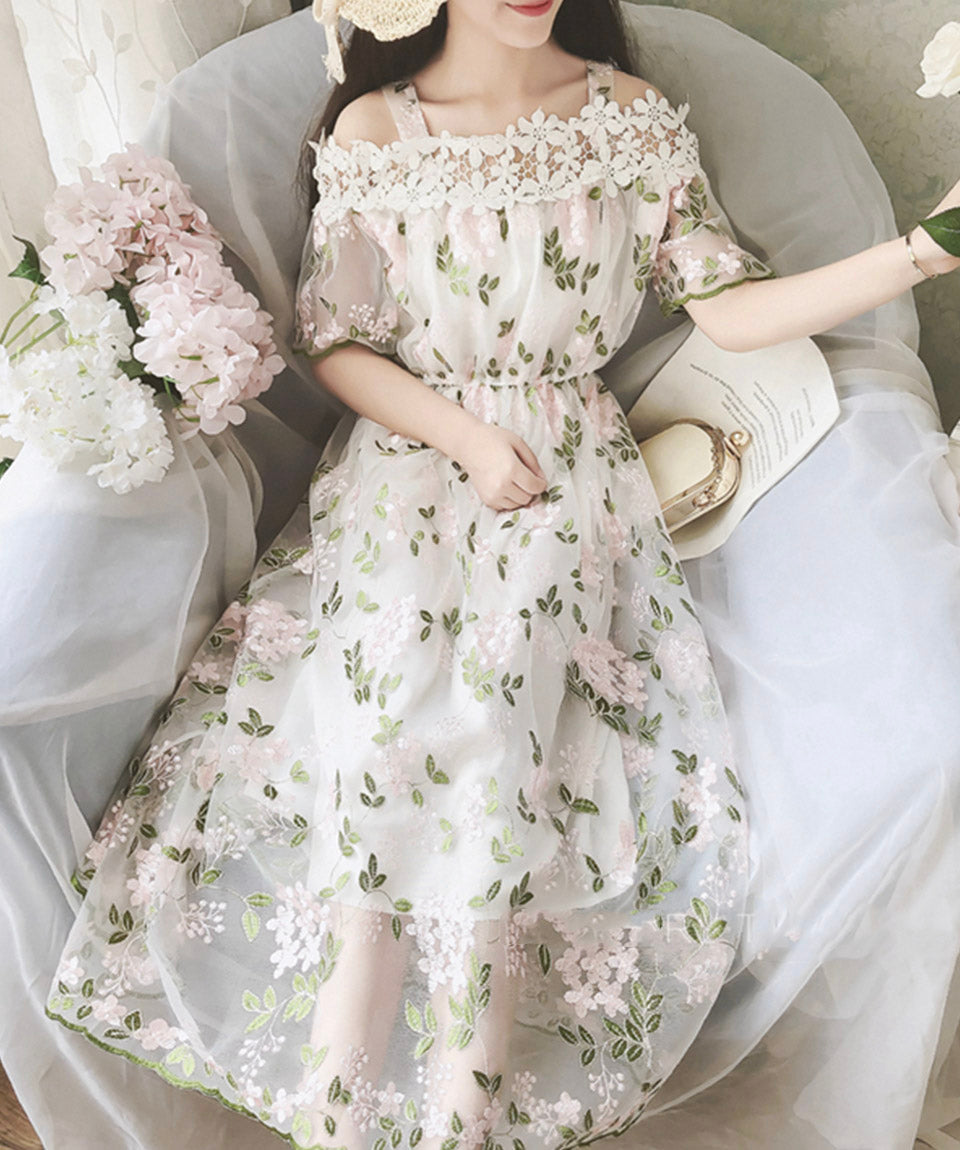 Cute lace summer dress fashion dress  1112