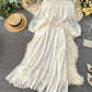 Fashion girl dress two pieces long sleeve dress  1240