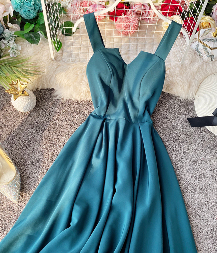 A line backless dress women's dress  1225