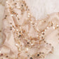Stylish v neck tulle sequins short dress party dress  1131