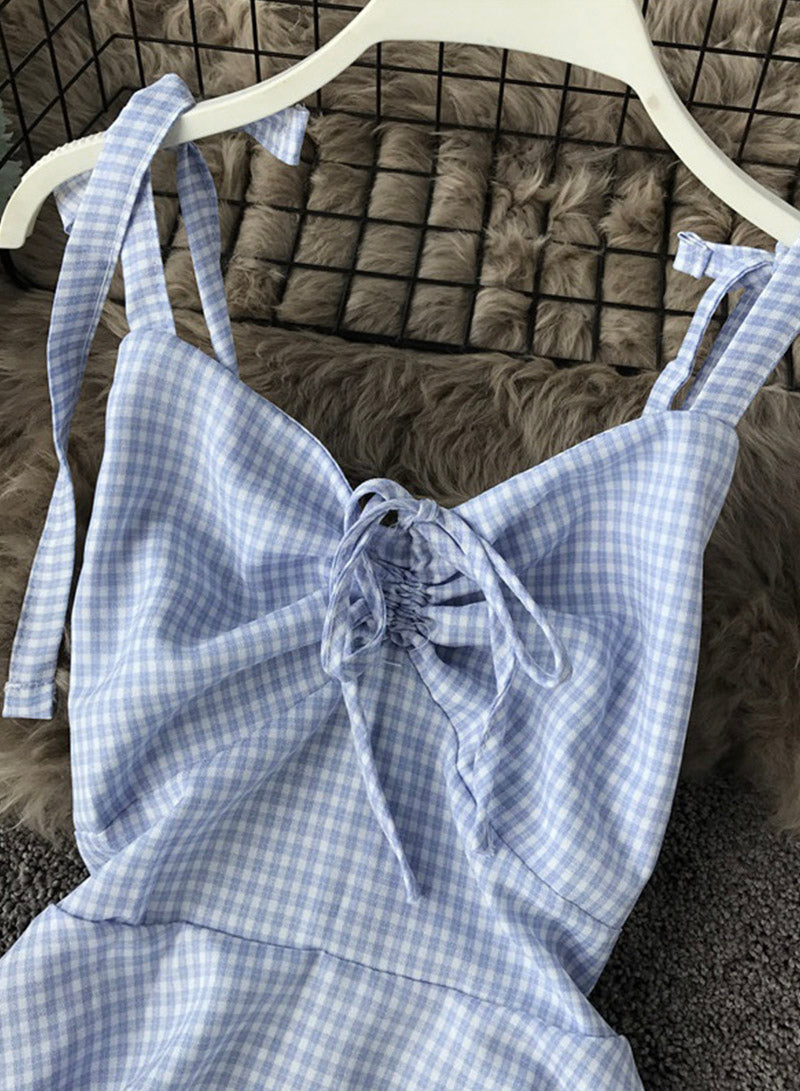 Minikleid süßes trägerloses Kleid Sommerkleid 1128