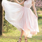 Cute round neck chiffon dress women's dress  1188