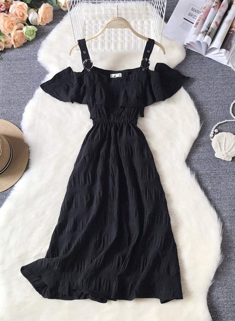 Cute A line short dress summer dress  1107
