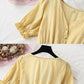 Women's dress A line v neck plaid dress  1135