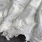 White lace applique backless dress fashion girl dress  1166
