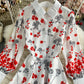 Stylish printed shirt dress  994