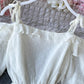 Robe trapèze blanche simple pour fille 1117 