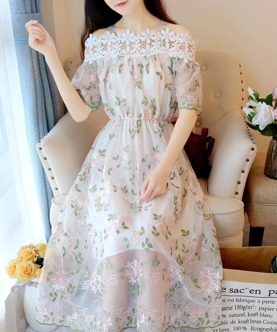 Cute lace summer dress fashion dress  1112