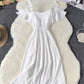 Cute A line short dress summer dress  1107