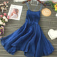 Cute tulle backless short dress mini dress  1201