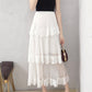 Black and white lace dress fashion girl dress  1103