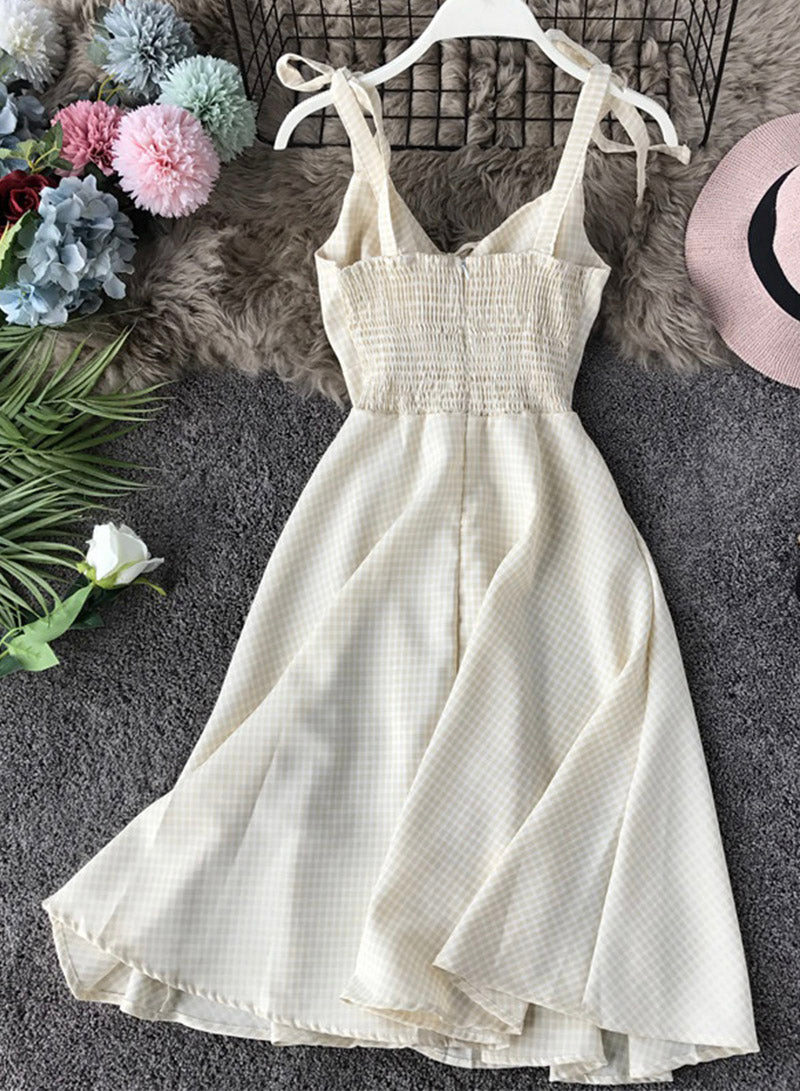 Minikleid süßes trägerloses Kleid Sommerkleid 1128