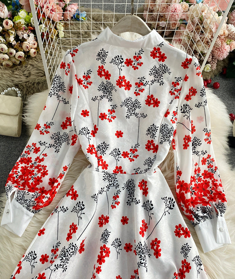 Stylish printed shirt dress  994