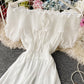 Cute chiffon strapless summer dress fashion dress  1114