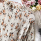 Cute A line printed long sleeve dress  985