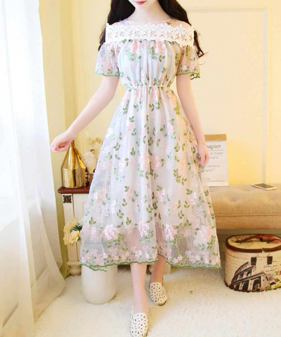 Cute lace summer dress fashion dress  1112