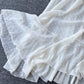 Robe trapèze blanche simple pour fille 1117 