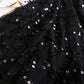 Stylish v neck tulle sequins short dress party dress  1131