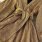 Simple v neck long sleeve short dress 990