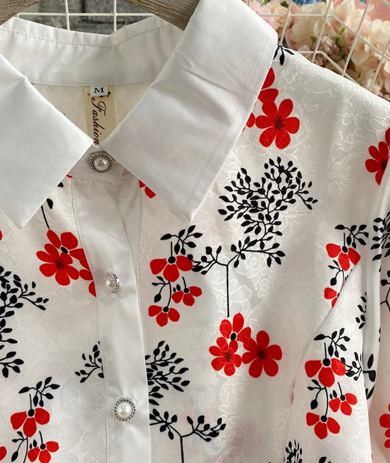 Stylish printed shirt dress  994