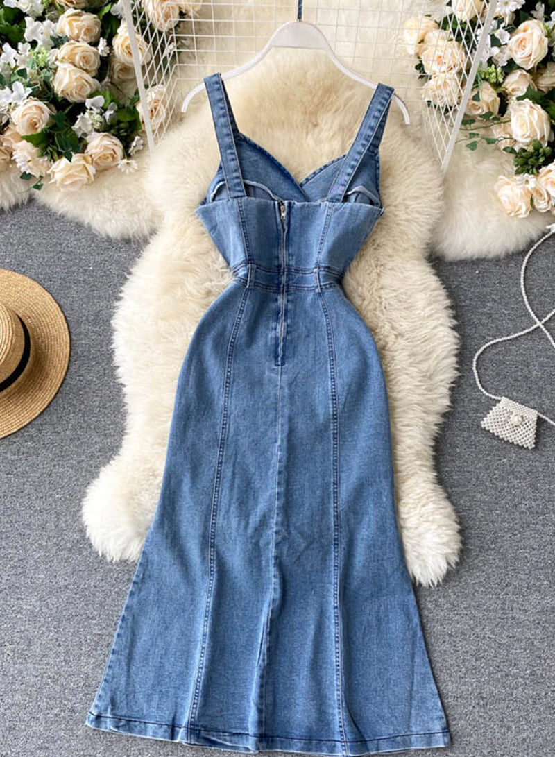 Robe en jean 1027