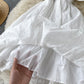 Simple A line short dress fashion girl dress  1036