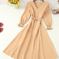 A line v neck chiffon short dress fashion dress  1006