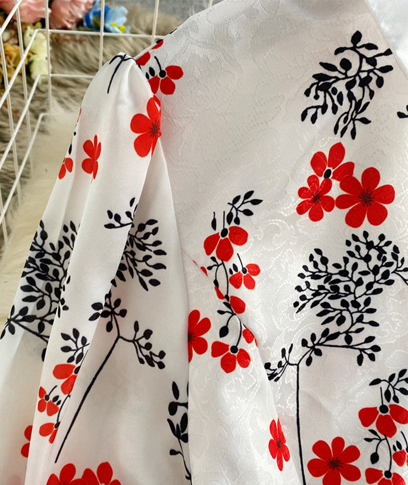 Stylish printed shirt dress  994