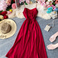 Robe mignonne en mousseline de soie à dos nu pour fille 987