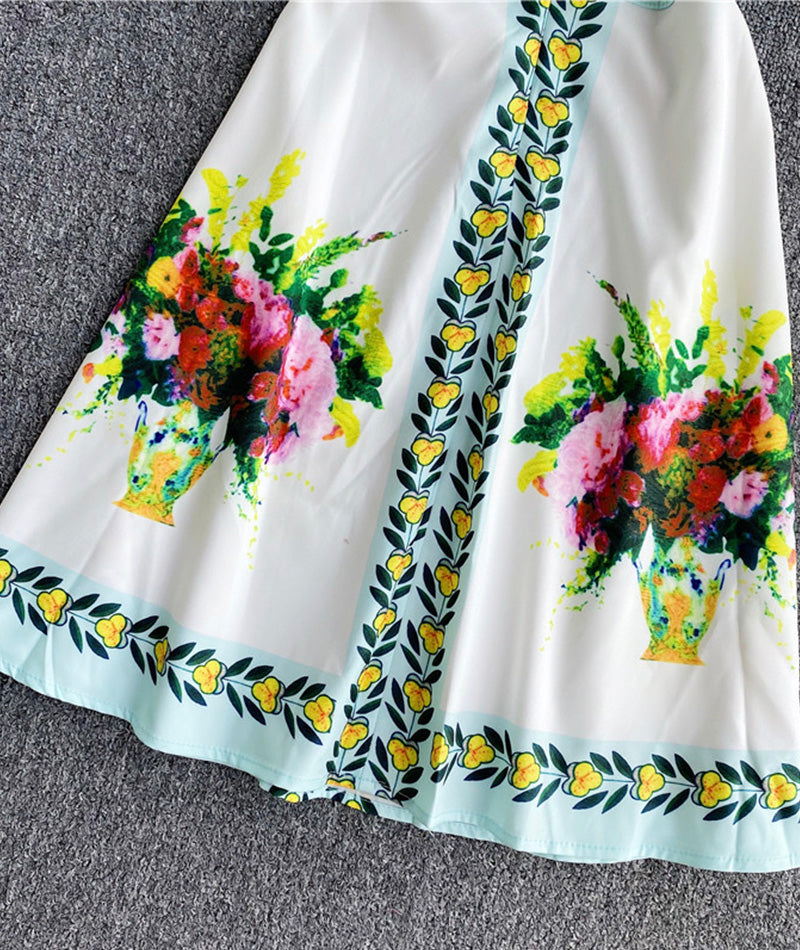 A line printed dress  1003