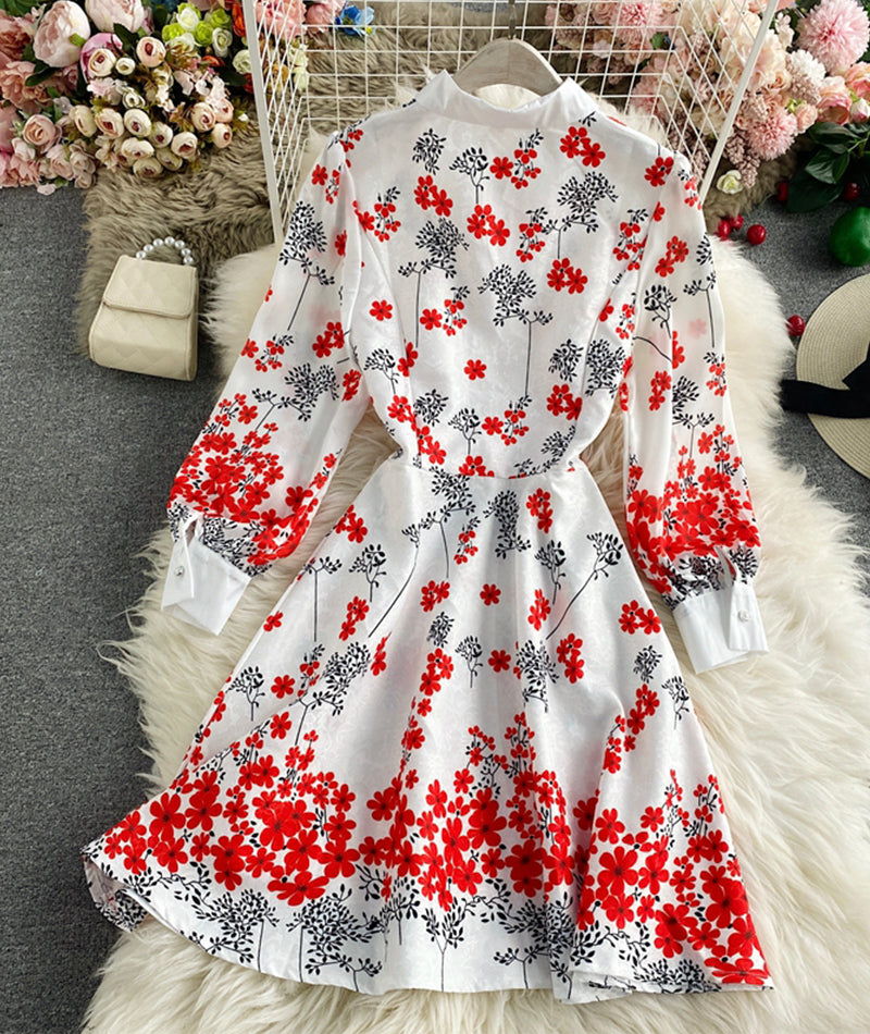 Stylish printed shirt dress  994