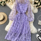 Cute A line letter dress long sleeve dress two pieces sets  1038