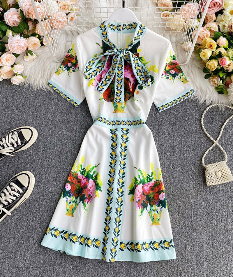 A line printed dress  1003