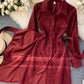 Einzigartig gestaltetes unregelmäßiges Kleid Damen Herbstkleid 1012
