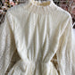 Cute lace long sleeve dress lace dress  974