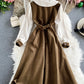 Süßes langärmliges Kleid Mode Mädchenkleid 980
