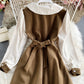 Süßes langärmliges Kleid Mode Mädchenkleid 980