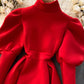 Süßes Kleid mit Puffärmeln 938