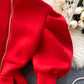 Süßes Kleid mit Puffärmeln 938