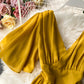 Lovely A line v neck chiffon dress  940