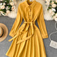 Cute A line shirt dress  935