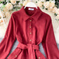 Cute A line shirt dress  935