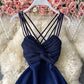 Robe mini-robe trapèze mignonne et tendance 911